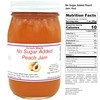 Amish Peach Jam - No Sugar Added - Two 16