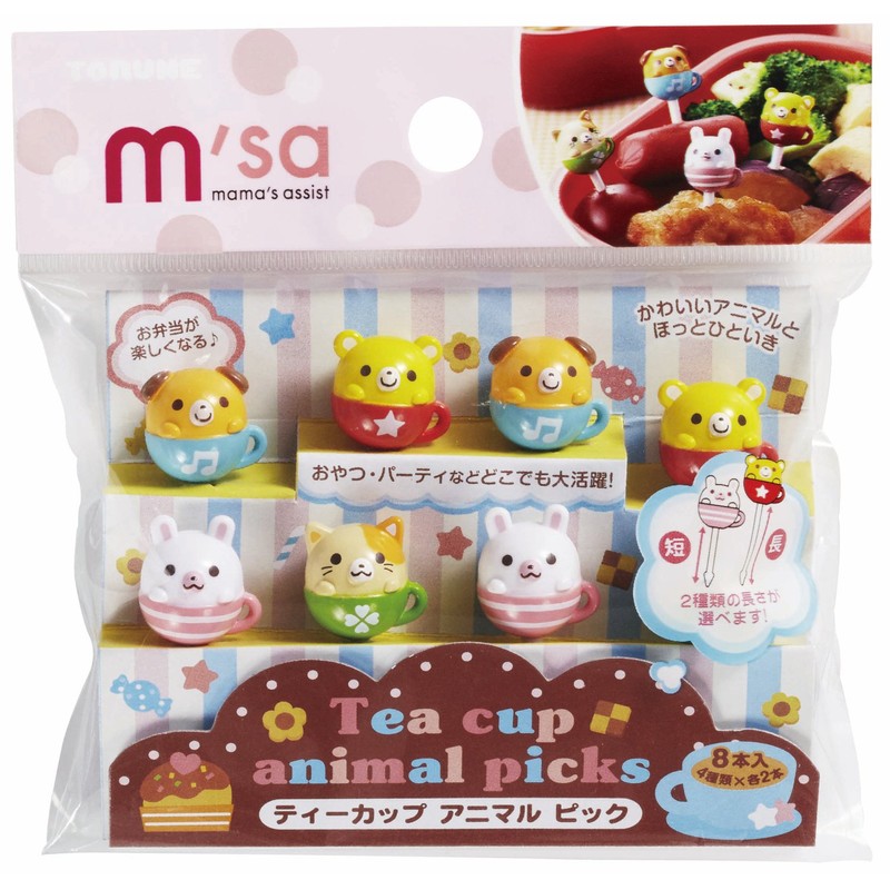 Torne lunch pick texi-kappuanimarupikku, 3-Pack, P – 3246