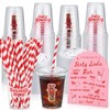 50 Pcs She's Ready to Pop Cups 12 oz Baby