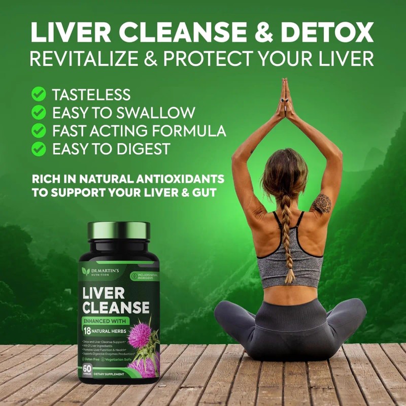 Liver Cleanse Reparacion Desintoxicacion Higado Caps Sabor