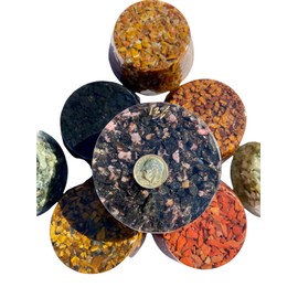 Blue Aventurine Crystal Tower Buster Orgone Generator Energy Accumulator PERFECT GIFTING TOOL!!!! Made using Advance Harmonics Orgonite Many Beautiful Ingredients! tbmchm(Aventurine Blue)