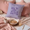 Poecinvi Light Purple Inspirational Pillow Covers 18x18, You are Pretty