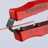 Knipex Stripping Tweezers for coated wire 125 mm 15 11