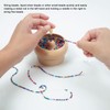 Bead Spinner DIY Beading Turning Bowl 10cm Wooden Manual Beading