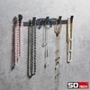 SOTECH Blackline ALBUS Hook Rails 450 mm with 5 Hooks