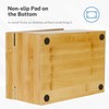 MaxGear Index Card Holder, 4 x 6Inch Wooden Business Card