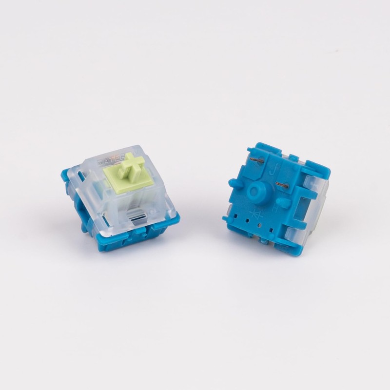 GATERON CM Linear Keyboard Switches, 5 Pin Light Blue 20mm