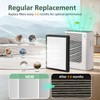 T356 Replacement Filter Compatible with Trucozie T356 Air Purifi-er, 3-IN-1