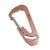 MecArmy EH3 Titanium/Copper Anti Lost EDC Keychain Carabiner, Multi Tool