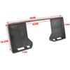 ECOTRIC 3/8" Thick Quick Tach Cut Out Mount Plate, Steel