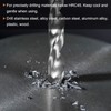 sourcing map 4pcs Solid Carbide Drill Bits 0.5mm C3/K10 Tungsten