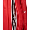 WILSON 2025 Super Tour Red Tennis Racket Bag - Red/White,