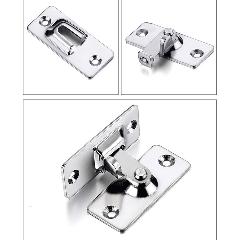 dingchi Door Hasp Latch 90 Degree, Stainless Steel Safety Angle