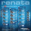 Renata CR1220 Batteries - 3V Lithium Coin Cell 1220 Battery