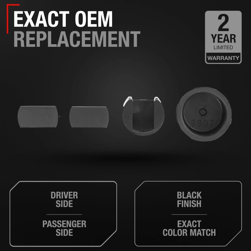 T1A Tailgate Hinge Kit for Dodge Ram - 4-Piece Set,