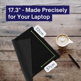 LetsSwipeThat 1 x Microfibre Cloth for 17.3 Inch Notebook - 37 x 22 cm Microfibre Cleaning Cloth for MacBook Pro - 17.3 Inch Display