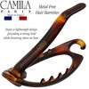 Camila Paris CP2316 French Hair Barrettes, Flexible Ponytail Holder No