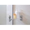 FECA FE-B1007 - Soporte de pared rectangular impermeable transparente, Angular,