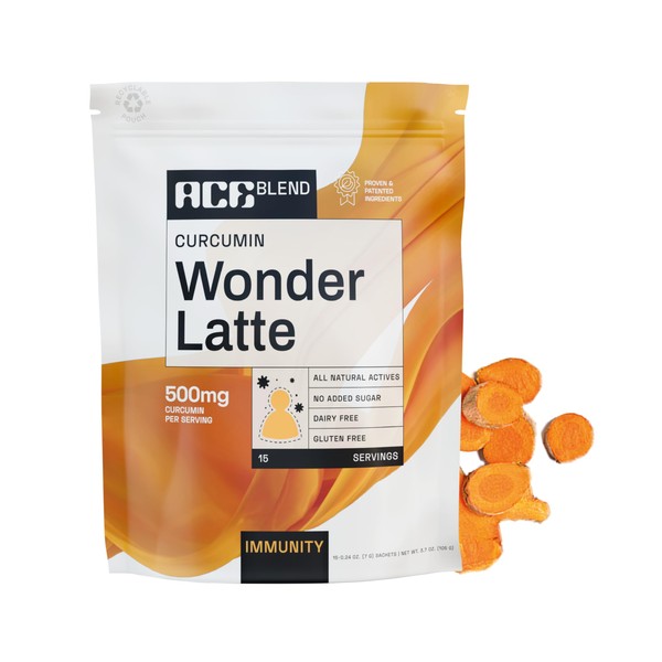 Ace Blend Curcumin Wonder Latte | 15 Serves | Turmeric