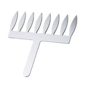 Martallato 20FH02L Frank Haasnoot Chocolate-Decoration Tool, Feather Comb 3-1/8 Inch High