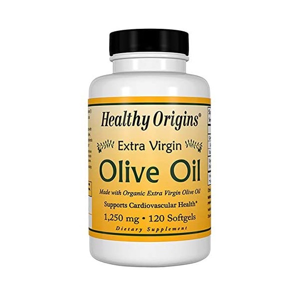 Healthy Origins Extra Virgin Olive Oil Softgels, 120 Count