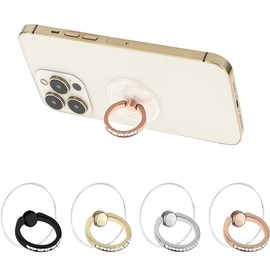 Transparent Cell Phone Ring Stand Holder Phone Ring Holder Finger Grip Loop Finger Ring Stand (Style1)