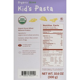 Alb Gold Organic Dinosaur Shape Kid's Pasta, Dinosaur Shape Pasta, 10.6 Ounce