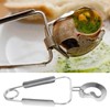 DOITOOL 2 x Stainless Steel Snail Tongs