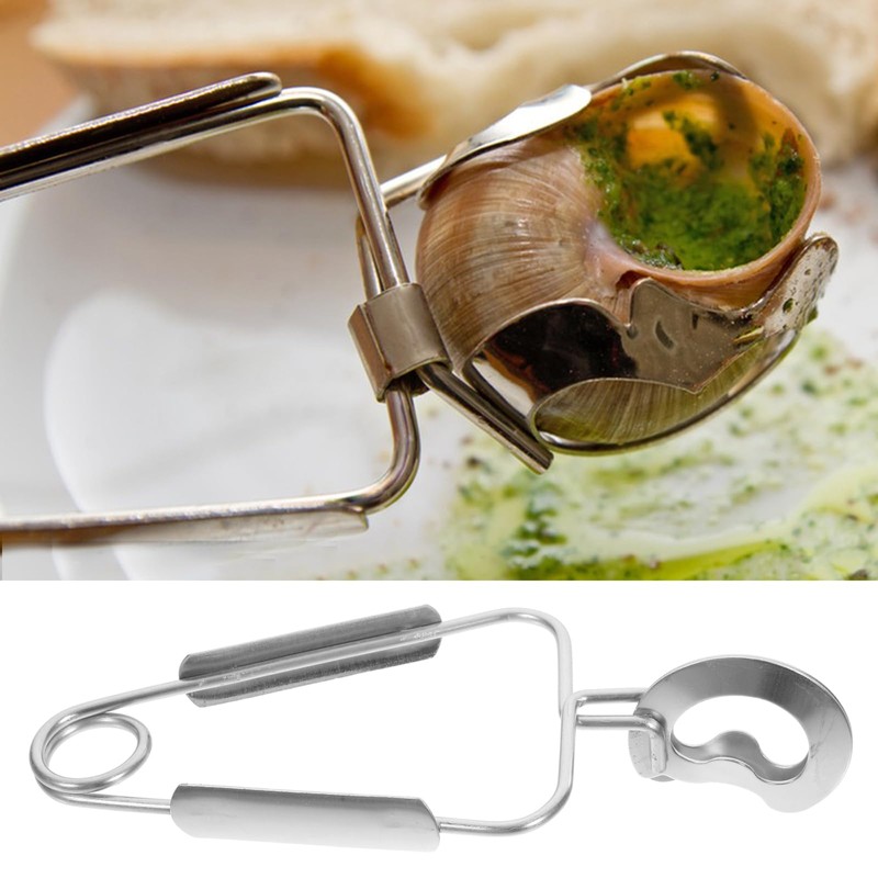 DOITOOL 2 x Stainless Steel Snail Tongs