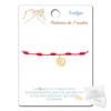 cotigo Bracelet 7 Red Knot with Initial Letters A Z
