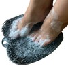 LOMANTOWN Shower Foot Scrubber Feet Cleaner with Non Slip Suction
