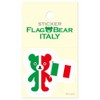 Moon Graphics Sticker Flag Bear Italy S FBS11