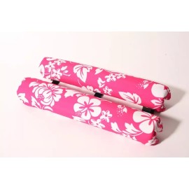 Vitamin Blue 18" Roof Rack Pads - Non Logo Pink Floral (MADE in USA) REGULAR