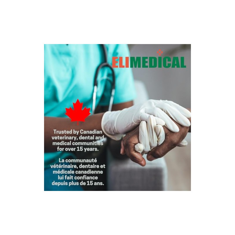 ELITONE Suture with Reverse Cutting Needle, 12 Pack. Sutures for