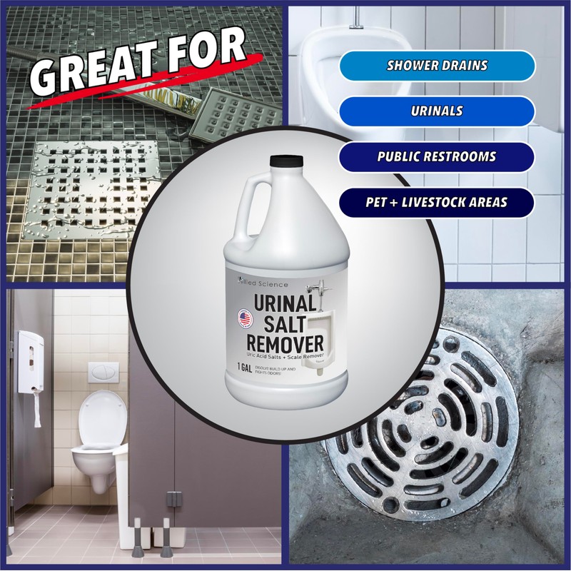Allied Science Urinal Salt Remover - Uric Acid Salts Scale