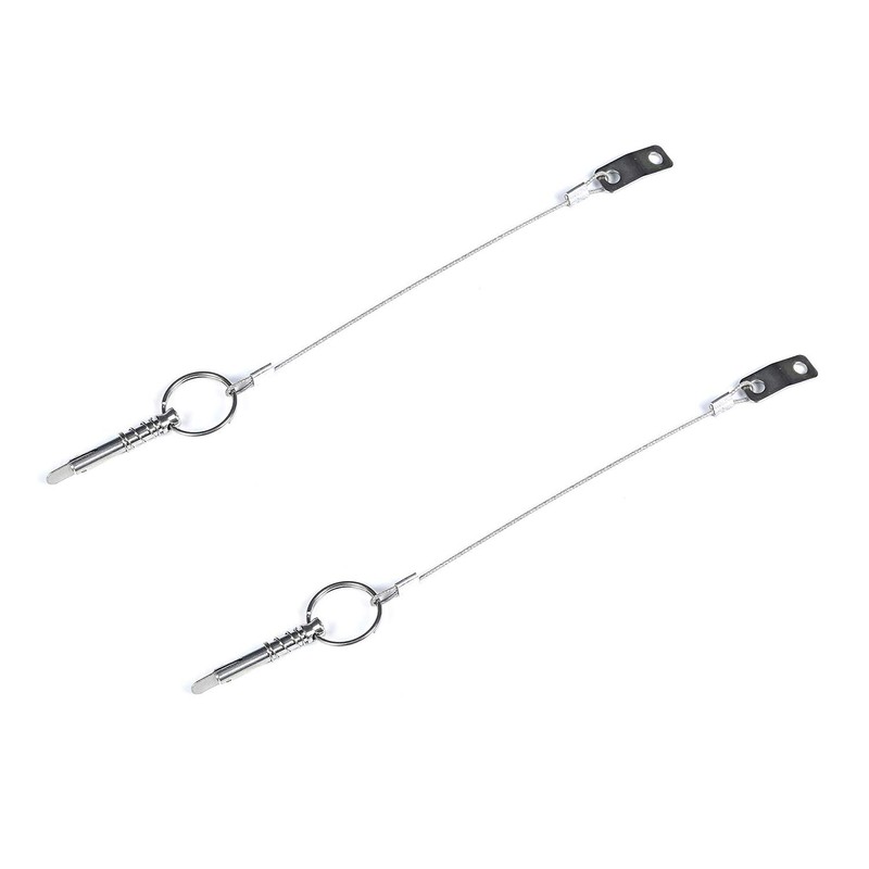 MX Boat pin,Bimini Top Quick Release Pins with Lanyard 2pcs
