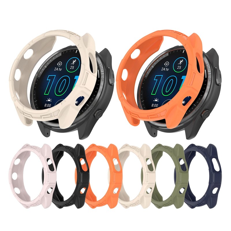 Case Cover Compatible with Garmin Forerunner 965, Disscool Soft Anti
