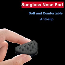 5 Pairs Plug-in Sunglass Nose Pads,NLQHOPTS Eyeglass Replacement Nose Piece Anti-Slip Soft Silicone Sport Nose Guard Nose Bridge Pads for Eyeglass Glasses Sunglasses