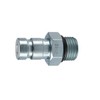 Parker Hannifin PD361 Series PD Steel Test Port and Diagnostic Equipment Quick Nipple with Male Straight Thread, 1/8" Body Size, 9/16"-18 UNF Thread Size, 1.32" Length