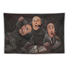 The UFC Announcer Crew Reaction Joe Rogan Canvas Wall Art Tapestry Wall Decor - Size: 60x90in