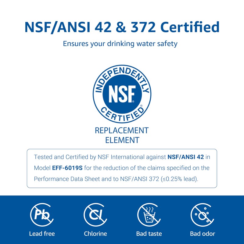 Overbest Replacement for GE® RPWFE, RPWF (Built-in CHIP) Refrigerator Water