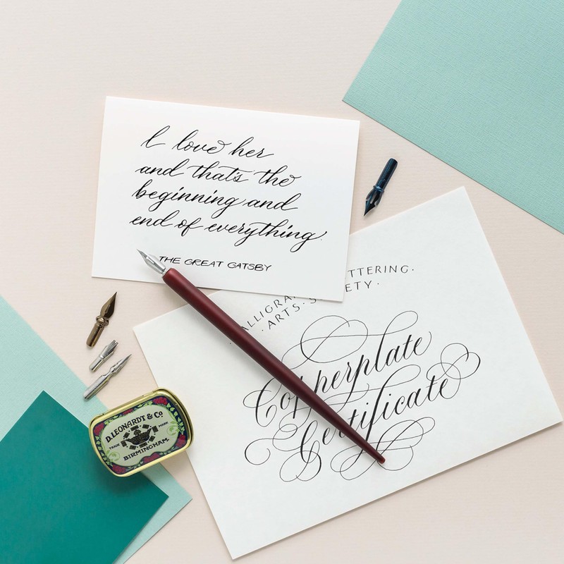 MANUSCRIPT Leonardt Copperplate & Shadow Calligraphy Pen Set