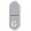 Stainless Steel 10~12mm Glass Door Lock Rotary Knob Open/Close Home