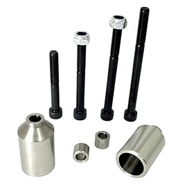 Anaquda Solid Pegs V2 STUNT SCOOTER Grind Pegs Set 2015 Stainless Steel 2 Piece Set