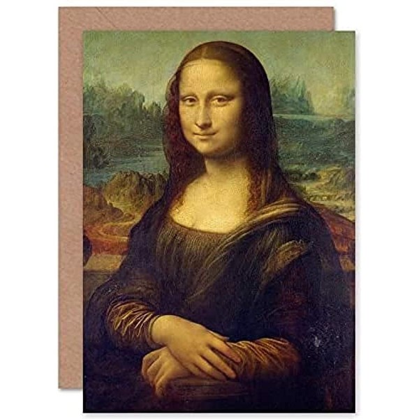 Da Vinci Mona Lisa Greetings Card