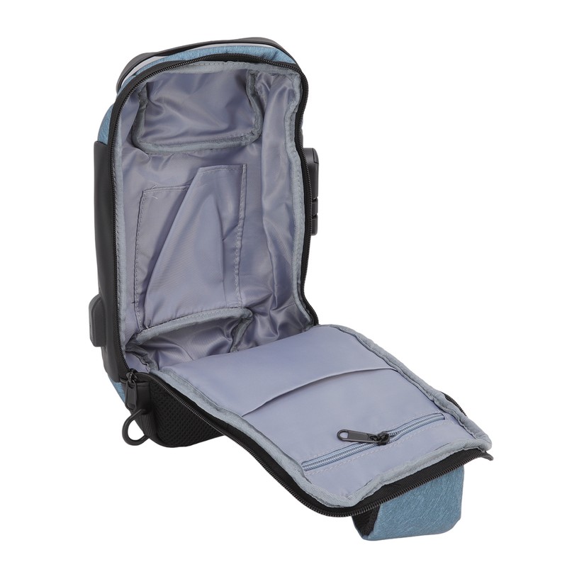 Sling Bag Waterproof Anti Theft with Combination Lock Anti Scratch