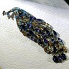 CYPINA Gorgeous Statement Colorful Oversize Peacock Brooch Pin with Tassel