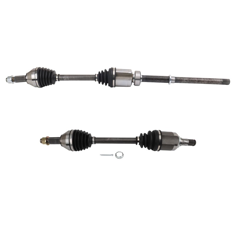 TRQ Front CV Axle Shaft Assembly Set Compatible with 2015-2018
