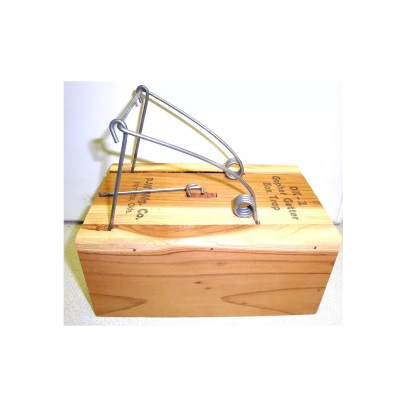 Death Klutch Wood Gopher Trap - Model DK-2 for Trapping