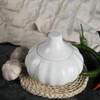 Acaino Ceramic Garlic Pot Garlic Storage with Lid and Ventilation
